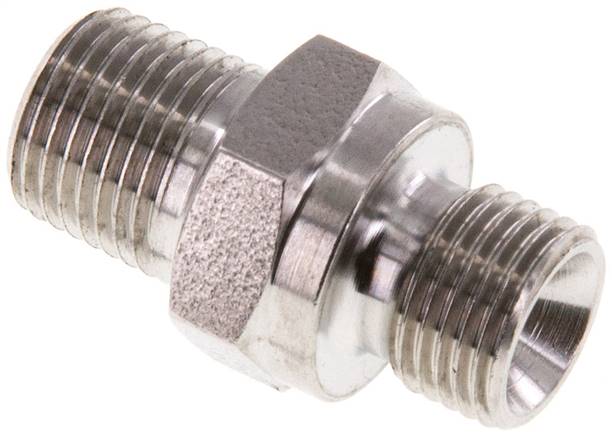 Partbase DN 18G18NPT ES Doppelnippel G 1/8"-NPT 1/8", 1.4571