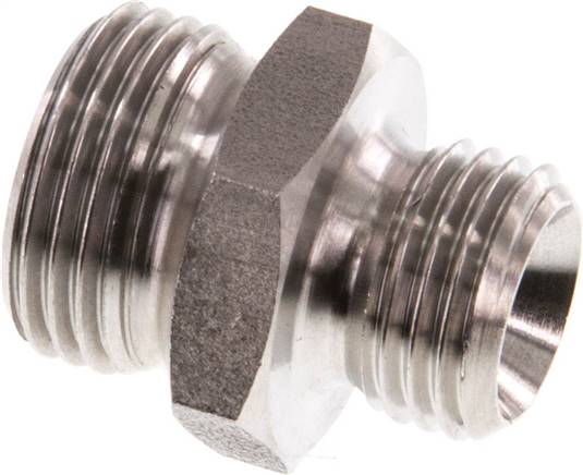 Partbase DN 3814 ES Doppelnippel G 3/8"-G 1/4", 1.4571