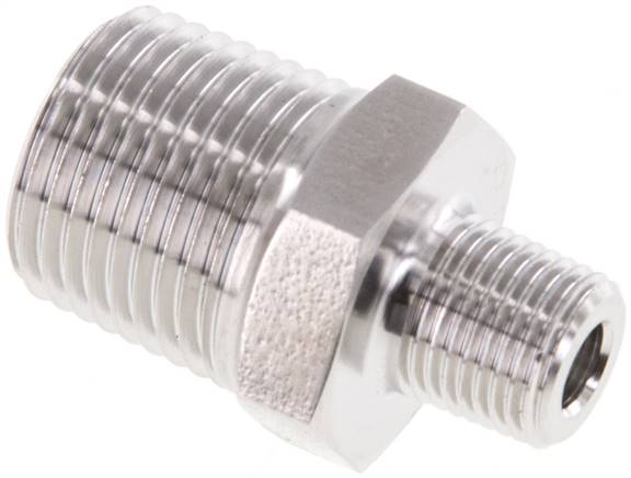 Partbase DN 3818 NPT ES Doppelnippel NPT 3/8"-NPT 1/8", 1.4571