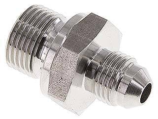 Partbase DN 38-1/2 ES Doppelnippel G 3/8"-UNF 1/2"-20(JIC), 1.4571