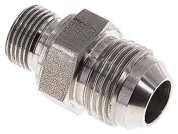 Partbase DN 38-7/8 ES Doppelnippel G 3/8"-UNF 7/8"-14(JIC), 1.4571