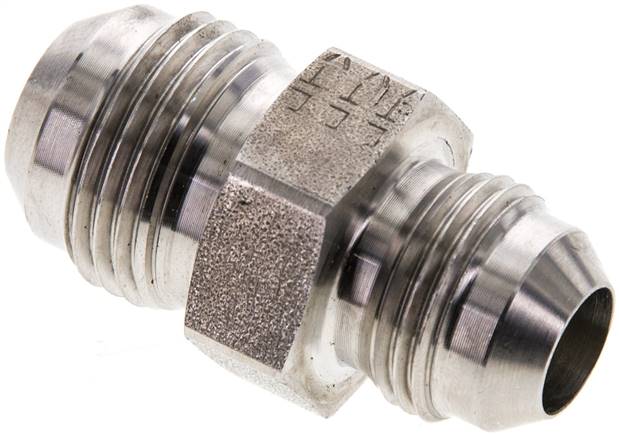 Partbase DN 7/8-3/4 ES Doppelnippel UNF 7/8"-14(JIC)-UNF 3/4"-16(JIC), 1.4571