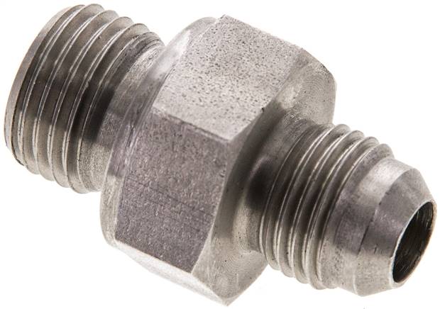 Partbase DN M16-9/16 ES Doppelnippel M 16x1,5-UNF 9/16"-18(JIC), V4A