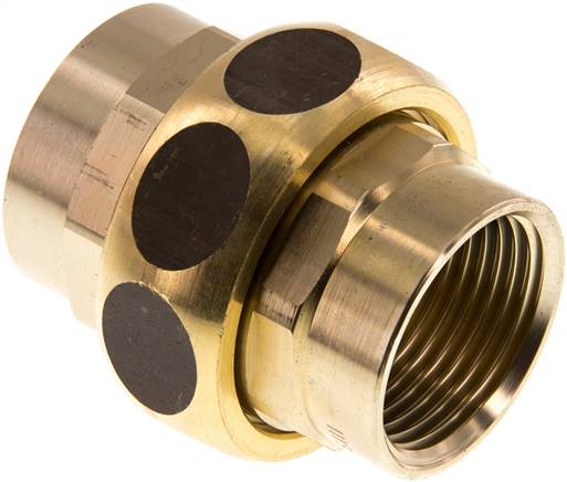 Partbase DNT 1010 I MS Verschraubung kon. dichtend Rp 1" (IG),Messing