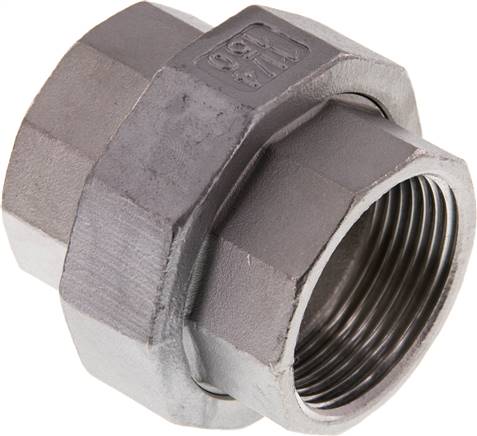 Partbase DNT 114114 IF ES Verschraubung flach dichtend Rp 1-1/4" (IG),1.4408
