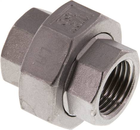 Partbase DNT 1212 IF ES Verschraubung flach dichtend Rp 1/2" (IG),1.4408