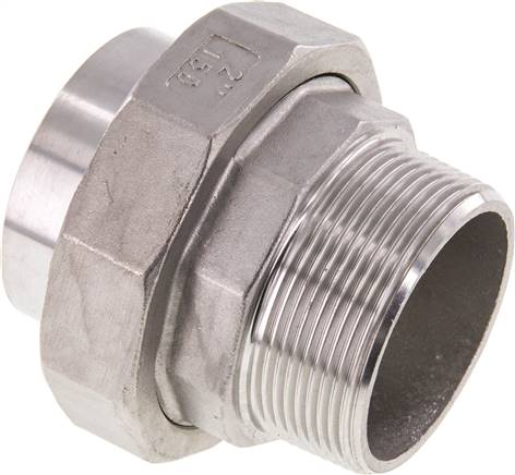 Partbase DNT 2020 ASA ES Anschweißverschraubung kon. dicht. R 2"(AG)-60,3mm