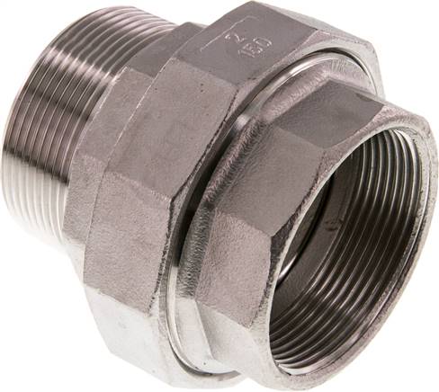 Partbase DNT 2020 IA ES Verschraubung kon. dichtend, Rp 2"/R 2" (IG/AG)