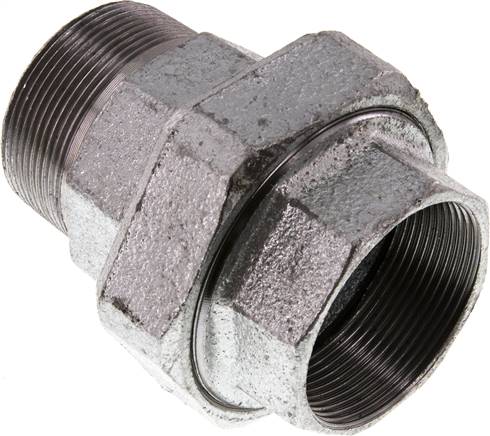 Partbase DNT 2020 IA ST Verschraubung kon. dichtend, Rp 2"/R 2" (IG/AG)