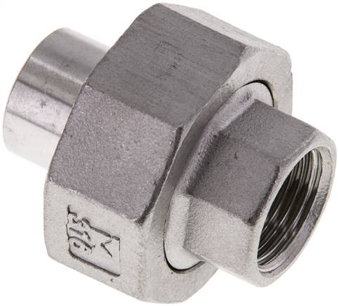 Partbase DNT 3838 ASI ES Anschweißverschraubung kon. dicht. Rp 3/8"(IG)-17,2mm