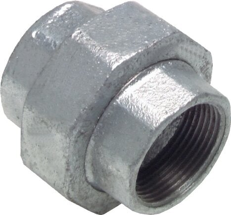 Partbase DNT 3030 IF ST Verschraubung flach dichtend Rp 3" (IG),Temperguss verzinkt