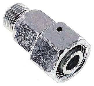 Partbase EGE 15 LR 3/8 Einstellb. Schneidringverschr. G 3/8"-15 L, Stahl verzinkt