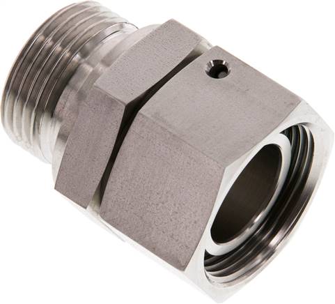 Partbase EGE 28 LR ES Einstellb. Schneidringverschr. G 1"-28 L, 1.4571