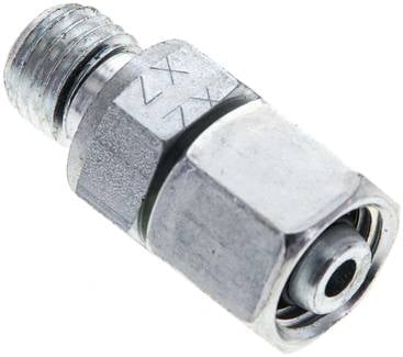 Partbase EGE 8 LM Einstellb. Schneidringverschr. M 12x1,5-8 L, Stahl verzinkt