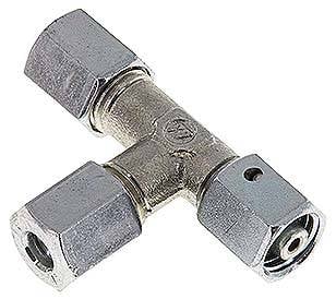 Partbase EL 6 L Einstellb. L-Schneidringverschraubung 6 L (M12x1,5), Stahl verzinkt