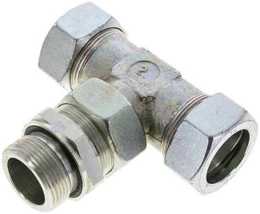 Partbase ET 35 LR Einstellb. T-Schneidringverschraub.G 1-1/4"-35 L (M45x2), Stahl verzinkt