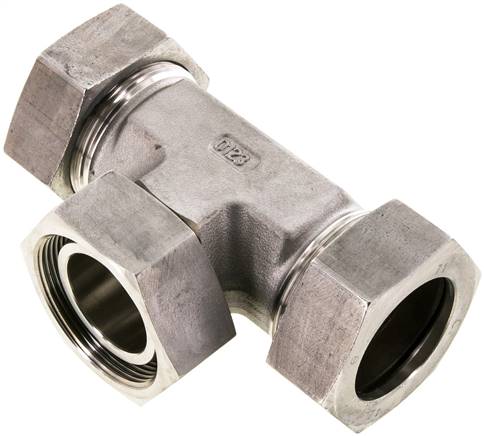 Partbase ET 42 L ES Einstellb. T-Schneidringverschraubung 42 L (M52x2), 1.4571