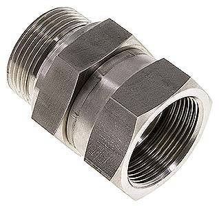 Partbase EV 1 5/8-114 ES Einstellb. Einschraubverschr. UN 1-5/8"-12(IG)-G 1-1/4"(AG)