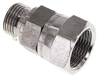 Partbase EV 3412 HD ES Einstellb. Einschraubverschr. 60°Keg.(G 3/4")-G 1/2"(AG)