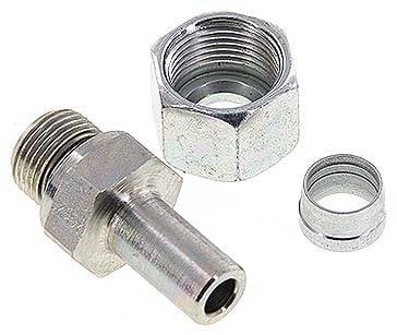 Partbase EVGE 12 SR Einstellb. Schneidringverschr. G 3/8"-12 S, Stahl verzinkt