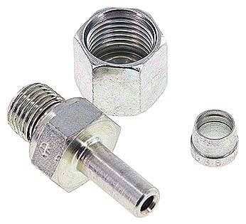 Partbase EVGE 8 SR Einstellb. Schneidringverschr. G 1/4"-8 S, Stahl verzinkt