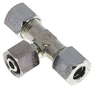 Partbase EVT 10 L Einstellb. T-Schneidringverschraubung 10 L (M16x1,5), Stahl verzinkt
