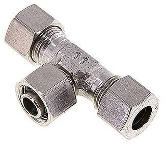 Partbase EVT 12 L ES Einstellb. T-Schneidringverschraubung 12 L (M18x1,5), 1.4571