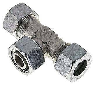 Partbase EVT 18 L Einstellb. T-Schneidringverschraubung 18 L (M26x1,5), Stahl verzinkt