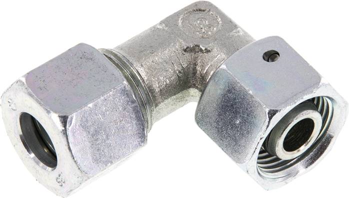 Partbase EW 12 S Einstellb. Winkel-Schneidringverschr. 12 S (M20x1,5), Stahl verzinkt