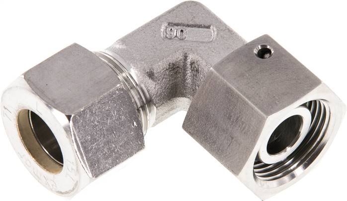 Partbase EW 15 L NC Einstellb. Winkel-Schneidringverschr. 15 L (M22x1,5), Klemmring 1.4571 (NC)