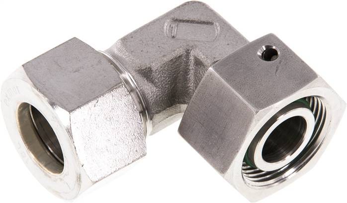 Partbase EW 18 L NC Einstellb. Winkel-Schneidringverschr. 18 L (M26x1,5), Klemmring 1.4571 (NC)