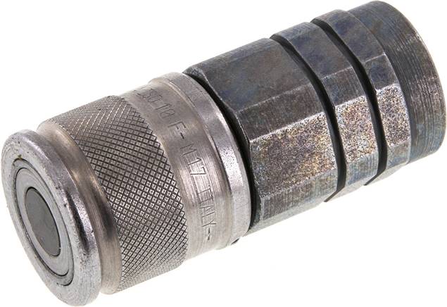 Partbase FFM 12/2 Flat-Face-Kupplung ISO 16028, Muffe Baugr. 2, G 1/2"(IG)
