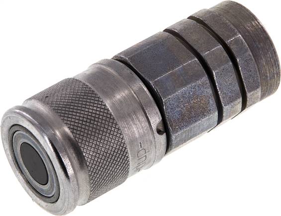 Partbase FFM 38 Flat-Face-Kupplung ISO 16028, Muffe Baugr. 2, G 3/8"(IG)