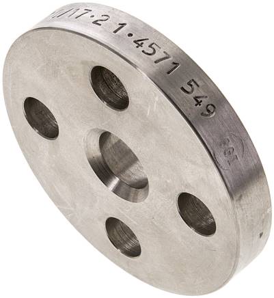 Partbase FL 10 LS ES Losflansch DN10-PN10, DIN 2642, 1.4571 Vollmaterial