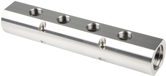 Partbase RLEHD6 3438 ES Verteilerleiste 2x G 3/4"-6x G 3/8", 1.4301