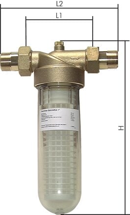 Partbase FW 10 Trinkwasser-Feinfilter, DVGW bauteilgeprüft R 1"