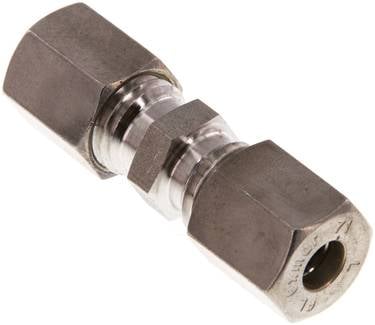 Partbase G 6 L NC Gerade Schneidringverschraubung 6 L (M12x1,5), Klemmring 1.4571 (NC)