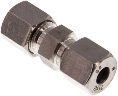 Partbase G 8 S ES Gerade Schneidringverschraubung 8 S (M16x1,5), 1.4571