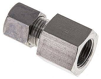 Partbase GAI 10 LR 3/8 NC Aufschraub-Schneidringverschr. G 3/8"-10 L (M16x1,5), Klemmring 1.4571 (NC)