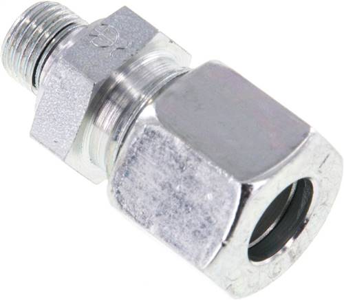 Partbase GE 10 LR 1/8 ED Gerade Schneidringverschr. G 1/8"-10 L (M16x1,5), Stahl verzinkt