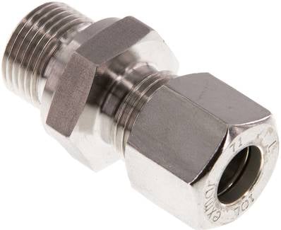 Partbase GE 10 LR 3/8 NC Gerade Schneidringverschr. G 3/8"-10 L (M16x1,5), Klemmring 1.4571 (NC)