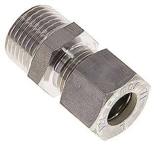 Partbase GE 12 LR 1/2 KON NC Gerade Schneidringverschr. R 1/2"-12 L (M18x1,5), Klemmring 1.4571 (NC)