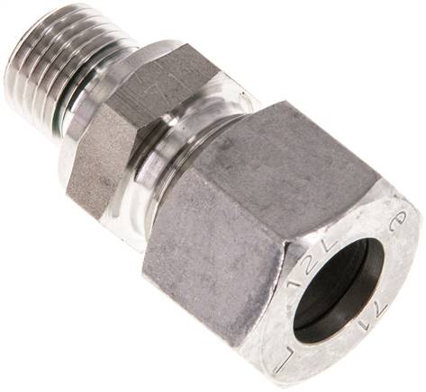 Partbase GE 12 LR 1/4 ES ED Gerade Schneidringverschr. G 1/4"-12 L (M18x1,5), 1.4571