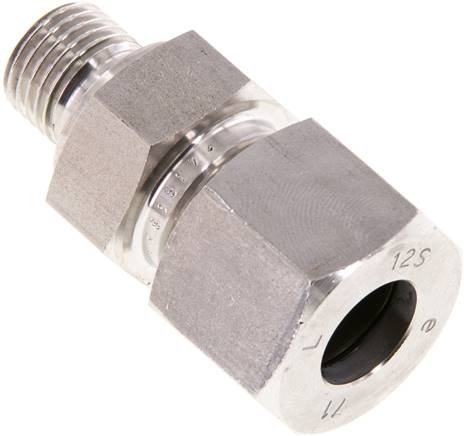 Partbase GE 12 SR 1/4 ES ED Gerade Schneidringverschr. G 1/4"-12 S (M20x1,5), 1.4571