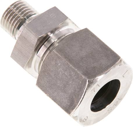 Partbase GE 14 SR 1/4 ES ED Gerade Schneidringverschr. G 1/4"-14 S (M22x1,5), 1.4571