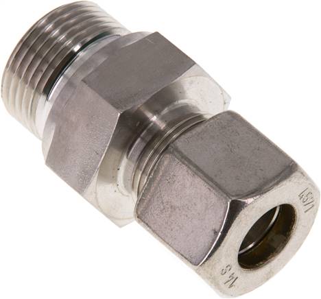 Partbase GE 14 SR 3/4 NC ED Gerade Schneidringverschr. G 3/4"-14 S (M22x1,5), Klemmring 1.4571 (NC)