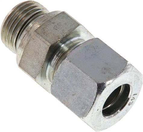 Partbase GE 14 SR ED Gerade Schneidringverschr. G 1/2"-14 S (M22x1,5), Stahl verzinkt