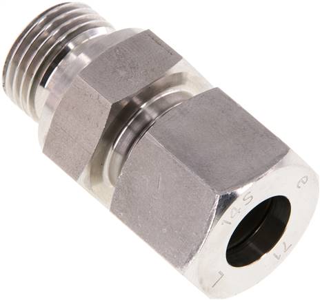 Partbase GE 14 SR ES ED Gerade Schneidringverschr. G 1/2"-14 S (M22x1,5), 1.4571