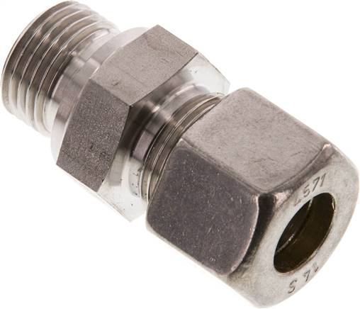 Partbase GE 14 SR NC Gerade Schneidringverschr. G 1/2"-14 S (M22x1,5), Klemmring 1.4571 (NC)