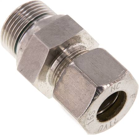 Partbase GE 16 SR 3/4 NC ED Gerade Schneidringverschr. G 3/4"-16 S (M24x1,5), Klemmring 1.4571 (NC)